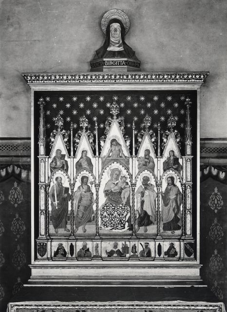 A. Villani e Figli — Tommaso Garelli sec. XV°. La Madonna in Trono e Santi. S. Petronio (Bologna) — insieme